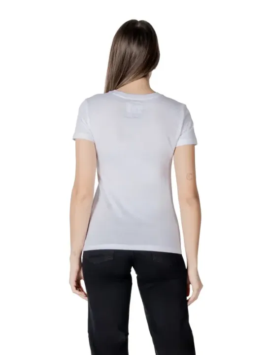 "Armani Exchange T-Shirts im Sale | Armani Exchange Weißes Damen-T-Shirt online kaufen"|Planet-Deluxe