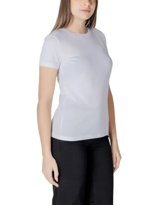 "Armani Exchange T-Shirts im Sale | Armani Exchange Weißes Damen-T-Shirt online kaufen"|Planet-Deluxe