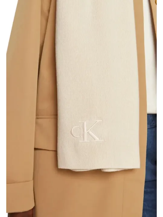 "Calvin Klein Halstücher im Sale | Calvin Klein Eleganz Schal Beige online kaufen"|Planet-Deluxe