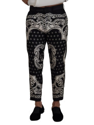 Jeans & Pants Elegant Bandana Print Silk-Cotton Pants 1.240,00 € 8054802304257 | Planet-Deluxe