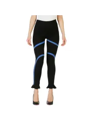 Schwarze Pinko Hosen mit Streifen