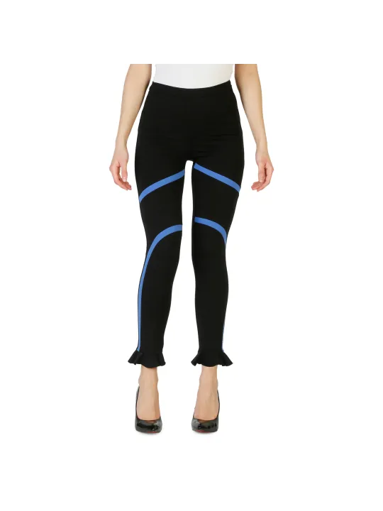 Schwarze Pinko Hosen mit Streifen