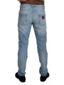 Jeans & Pants Elegant Light Blue Denim Pants 830,00 € 8053286115564 | Planet-Deluxe