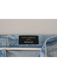 Jeans & Pants Elegant Light Blue Denim Pants 830,00 € 8053286115564 | Planet-Deluxe