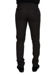 Jeans & Pants Elegant Striped Cotton Blend Pants 890,00 € 8052145724831 | Planet-Deluxe