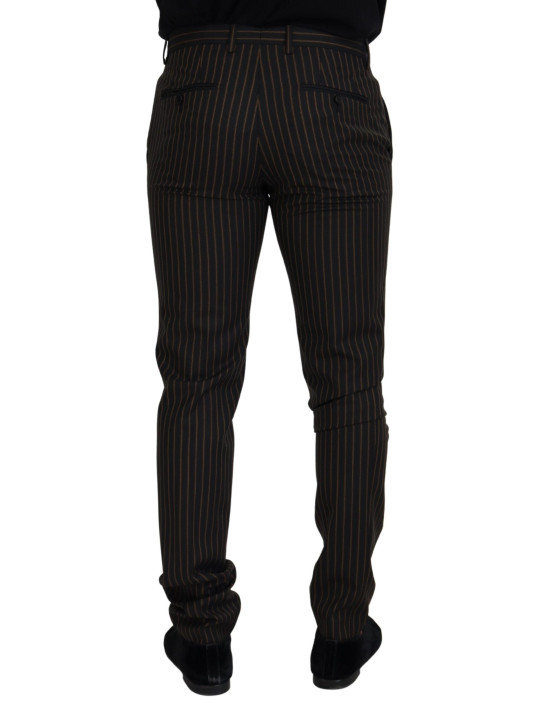 Jeans & Pants Elegant Striped Cotton Blend Pants 890,00 € 8052145724831 | Planet-Deluxe