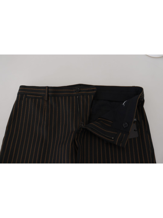 Jeans & Pants Elegant Striped Cotton Blend Pants 890,00 € 8052145724831 | Planet-Deluxe