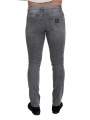 Jeans & Pants Chic Grey Washed Denim Pants 750,00 € 8057155184323 | Planet-Deluxe