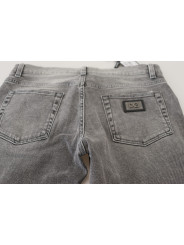 Jeans & Pants Chic Grey Washed Denim Pants 750,00 € 8057155184323 | Planet-Deluxe