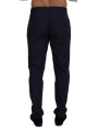 Jeans & Pants Elegant Blue Cotton Stretch Pants 690,00 € 8057155301454 | Planet-Deluxe