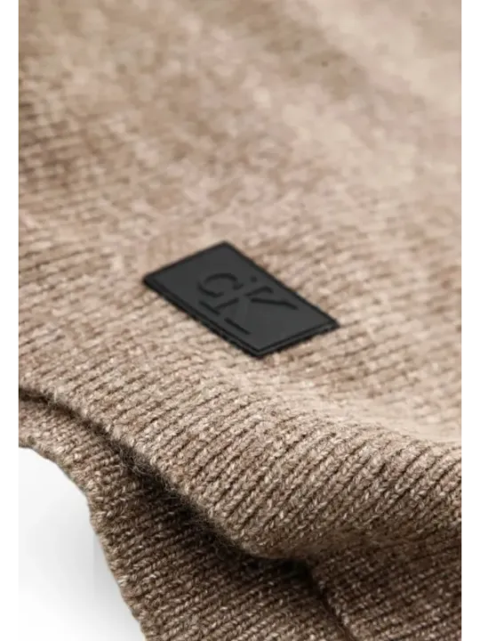 "Calvin Klein Jeans Schals im Sale | Calvin Klein Herren-Winterschal Braun online kaufen"|Planet-Deluxe