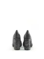 Schwarze Leder High Heel Schuhe