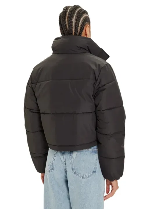 "Calvin Klein Jeans Jacken im Sale | Calvin Klein Cropped Pufferjacke Damen Schwarz online kaufen"|Planet-Deluxe