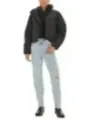 "Calvin Klein Jeans Jacken im Sale | Calvin Klein Cropped Pufferjacke Damen Schwarz online kaufen"|Planet-Deluxe