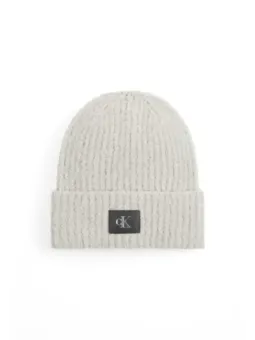 Calvin Klein Damen Beanie Grau - Stilvoll & Warm im Winter
