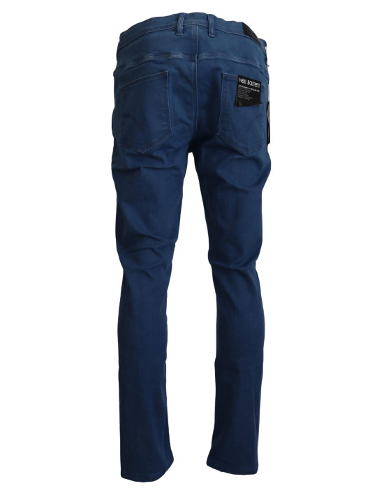 Jeans & Pants Chic Skinny Blue Pants for a Sharp Look 340,00 € 8058301882322 | Planet-Deluxe
