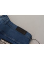 Jeans & Pants Chic Skinny Blue Pants for a Sharp Look 340,00 € 8058301882322 | Planet-Deluxe