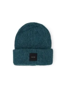 Calvin Klein Herren Alpaka-Wollmütze Grün - Winter-Essential