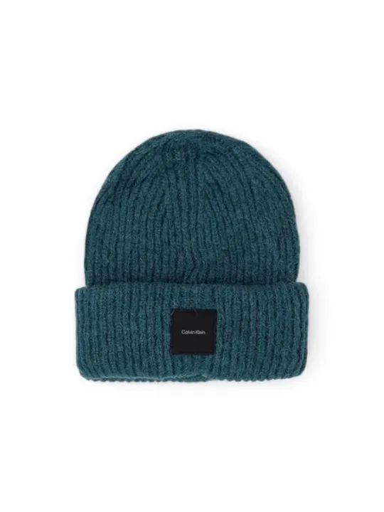 "Calvin Klein Caps & Mützen im Sale | Calvin Klein Alpaka-Wollmütze Grün für Herren - Herbst/Winter Accessoire online kaufen"|Planet-Deluxe