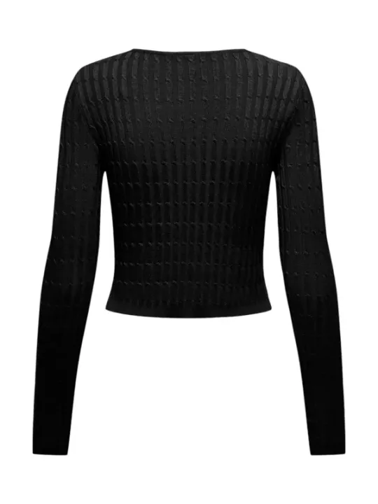 "Only T-Shirts im Sale | Only Classic Black Langarm-Shirt online kaufen"|Planet-Deluxe
