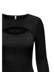 "Only T-Shirts im Sale | Only Classic Black Langarm-Shirt online kaufen"|Planet-Deluxe