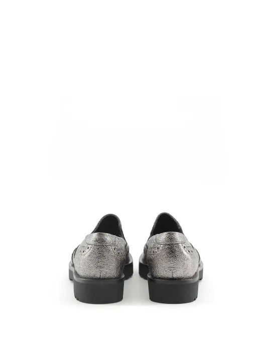 Schwarze elegante Damen-Hausschuhe aus Leder