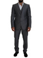 Suits Elegant Gray Silver Sicilia Suit Ensemble 3.230,00 € 8056305674400 | Planet-Deluxe