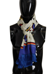 Scarves Multicolor Silk Men's Scarf Wrap 560,00 € 8059226643944 | Planet-Deluxe