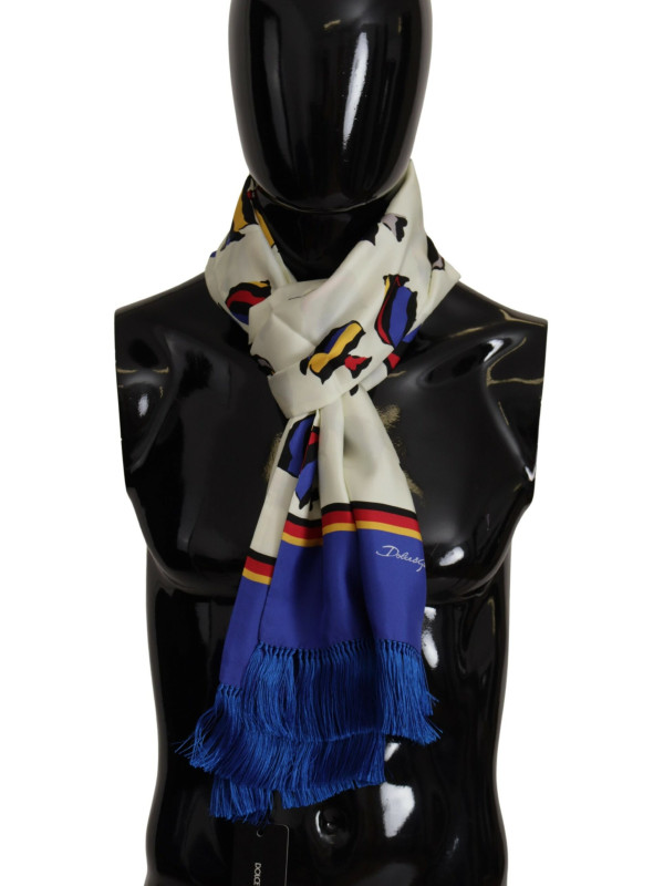 Scarves Multicolor Silk Men's Scarf Wrap 560,00 € 8059226643944 | Planet-Deluxe