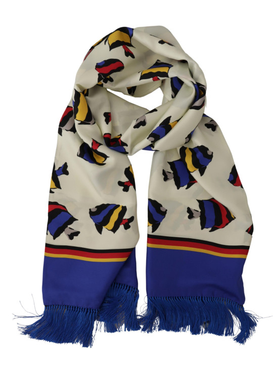 Scarves Multicolor Silk Men's Scarf Wrap 560,00 € 8059226643944 | Planet-Deluxe