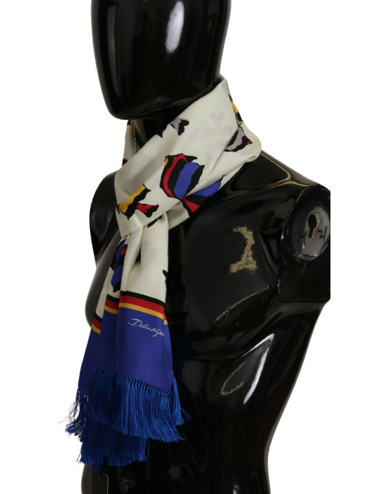 Scarves Multicolor Silk Men's Scarf Wrap 560,00 € 8059226643944 | Planet-Deluxe