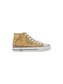 "Prima Classe Geo Sneaker Beige – Stilvoll und Bequem"