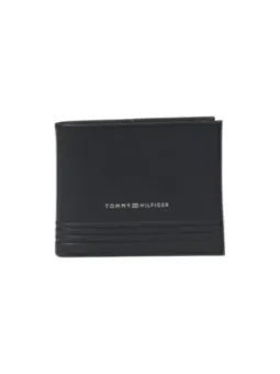 "Tommy Hilfiger Leder-Geldbörse Schwarz - AM0AM13258"