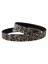 Belts Elegant Marble Print Leather Belt 630,00 € 8059226782216 | Planet-Deluxe