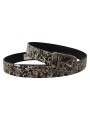 Belts Elegant Marble Print Leather Belt 630,00 € 8059226782216 | Planet-Deluxe