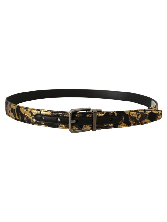 Belts Multicolor Leather Belt with Black Buckle 630,00 € 8054802132959 | Planet-Deluxe