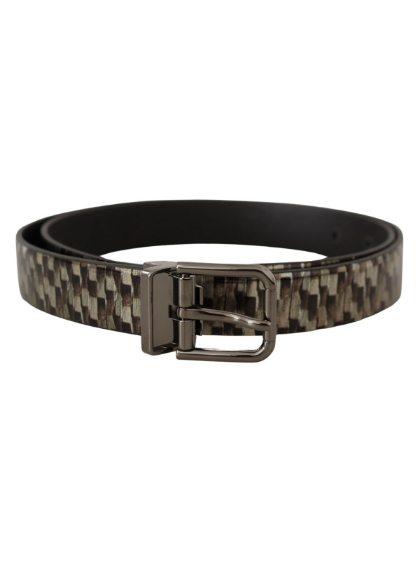 Belts Elegant Leather Silver Buckle Belt 630,00 € 8059226781936 | Planet-Deluxe