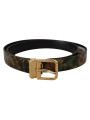 Belts Elegant Leather Belt with Bronze Buckle 630,00 € 8059226781721 | Planet-Deluxe