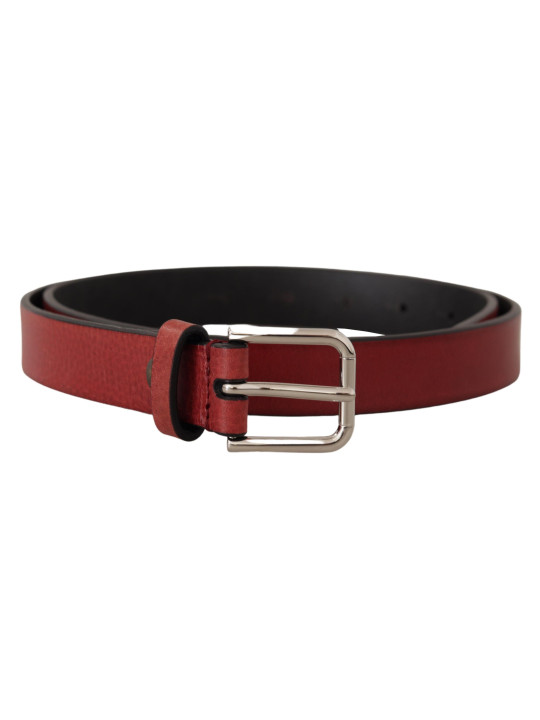 Belts Elegant Maroon Italian Leather Belt 360,00 € 8058301887419 | Planet-Deluxe