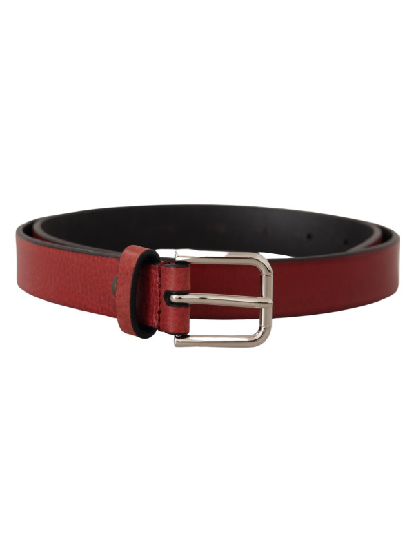 Belts Elegant Maroon Italian Leather Belt 360,00 € 8058301887419 | Planet-Deluxe