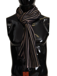 Scarves Authentic Multicolor Wool Mens Scarf 310,00 € 9910051051627 | Planet-Deluxe
