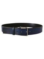 Belts Elegant Italian Leather Belt in Blue 450,00 € 8058301888690 | Planet-Deluxe