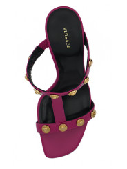 Sandals Elegant Purple Calf Leather High Sandals 900,00 € 8054712023682 | Planet-Deluxe