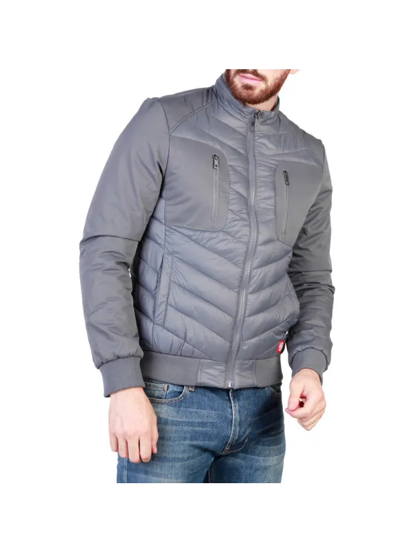 Graue Sparco COLUMBUS_GREY Steppjacke Herren