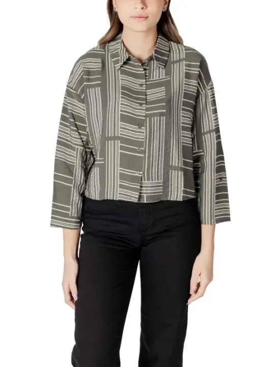 "Jacqueline De Yong Blusen im Sale | Jacqueline De Yong Grüne Bluse online kaufen"|Planet-Deluxe