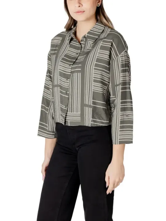 "Jacqueline De Yong Blusen im Sale | Jacqueline De Yong Grüne Bluse online kaufen"|Planet-Deluxe