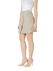 "Vila Clothes Röcke im Sale | Vila Sommerrock Beige online kaufen"|Planet-Deluxe