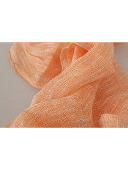 Scarves Elegant Peach Linen Scarf 500,00 € 7333413004055 | Planet-Deluxe