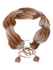 Scarves Chic Multicolor Silk Wrap Shawl Scarf 230,00 € 7333413004475 | Planet-Deluxe