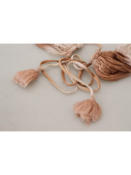 Scarves Chic Multicolor Silk Wrap Shawl Scarf 230,00 € 7333413004475 | Planet-Deluxe